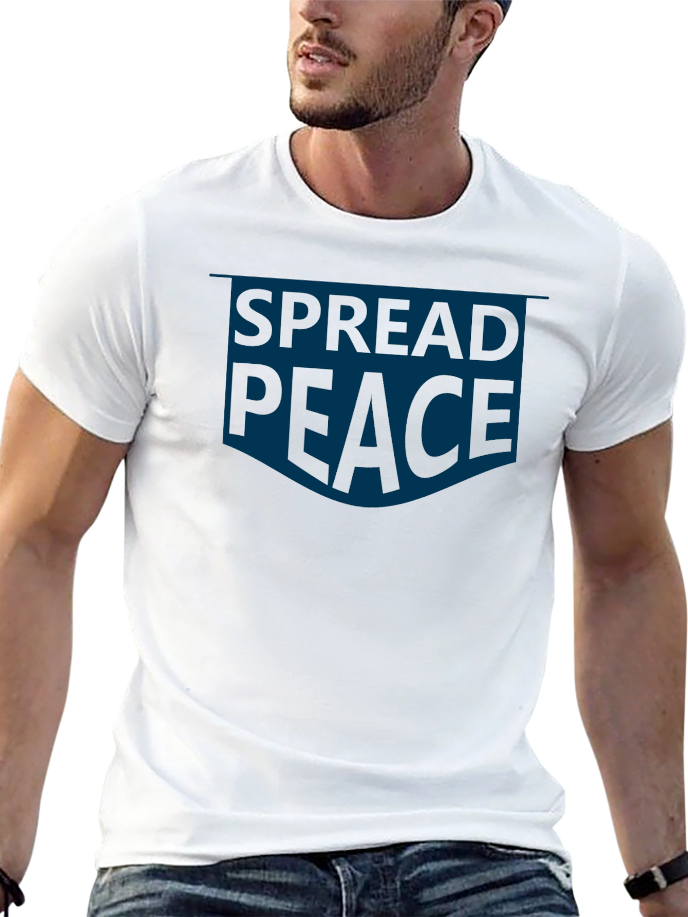 Spread Peace Graphic Tee - Stylish Comfort