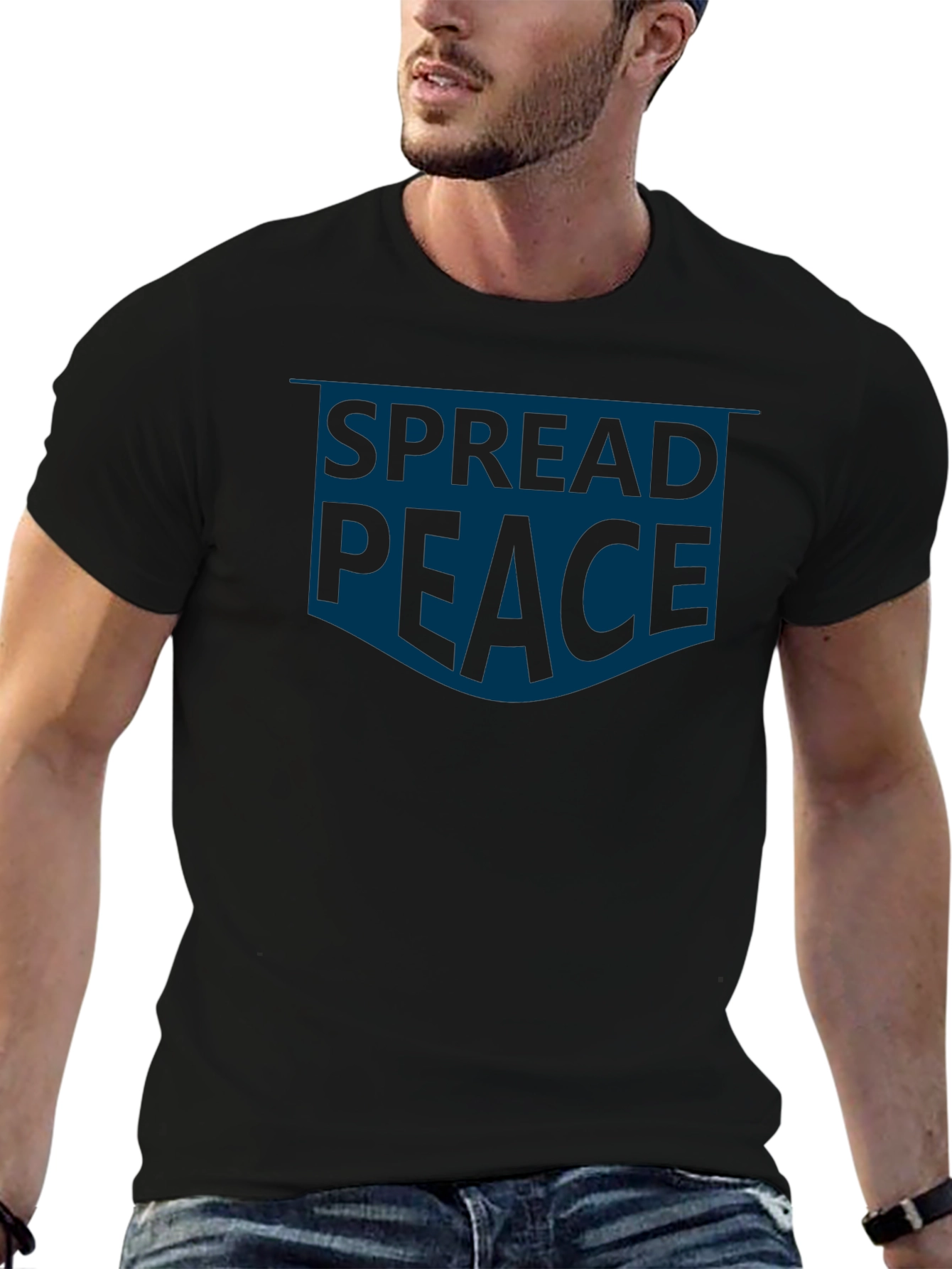 Spread Peace Graphic Tee - Stylish Comfort