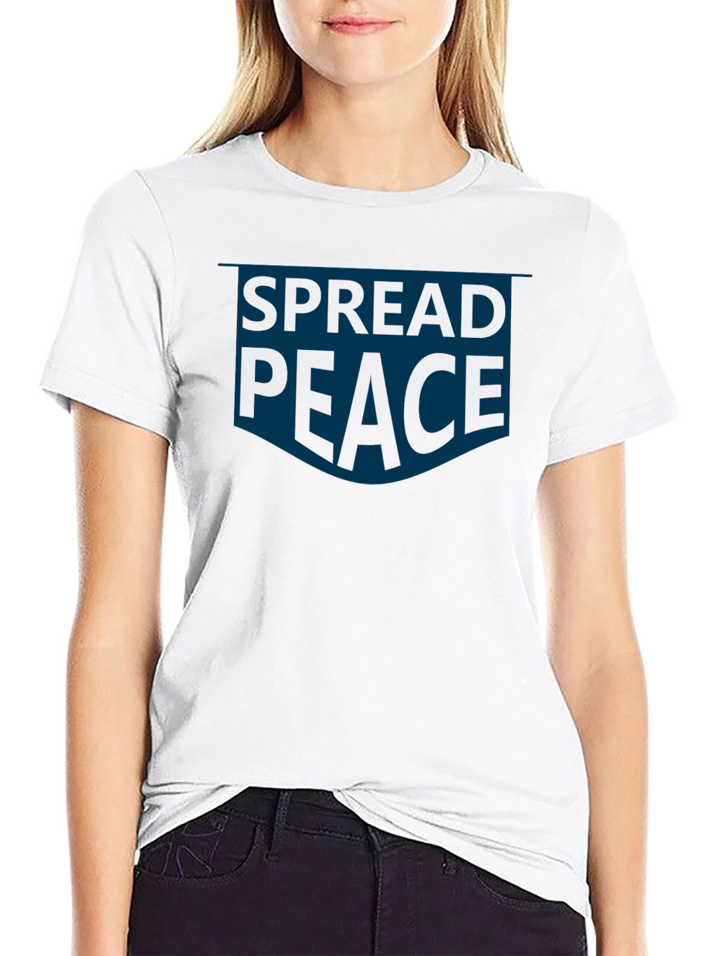 Spread Peace Graphic Tee - Stylish Comfort