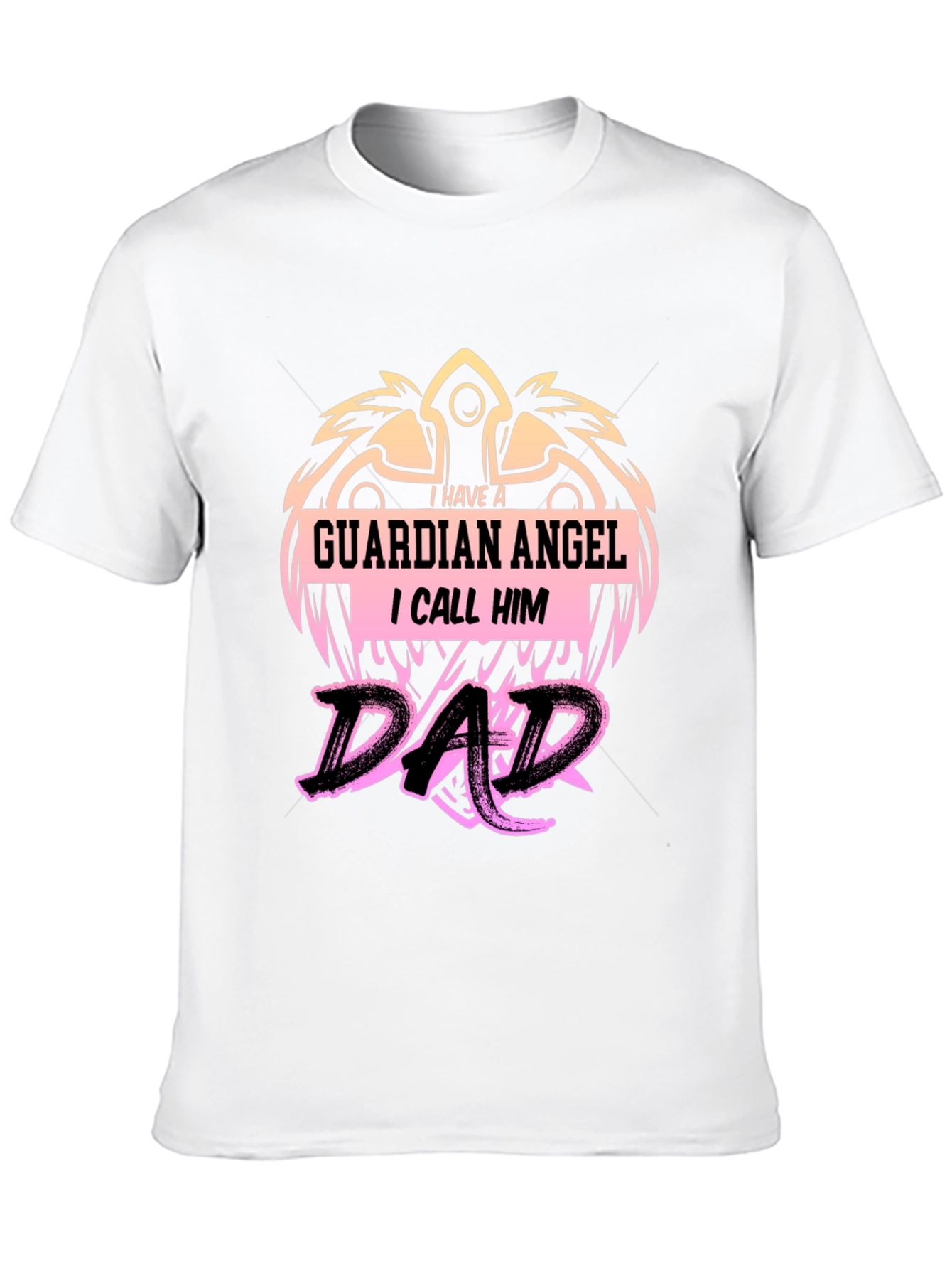 Guardian Angel Dad T-Shirt - Fathers Day Gift