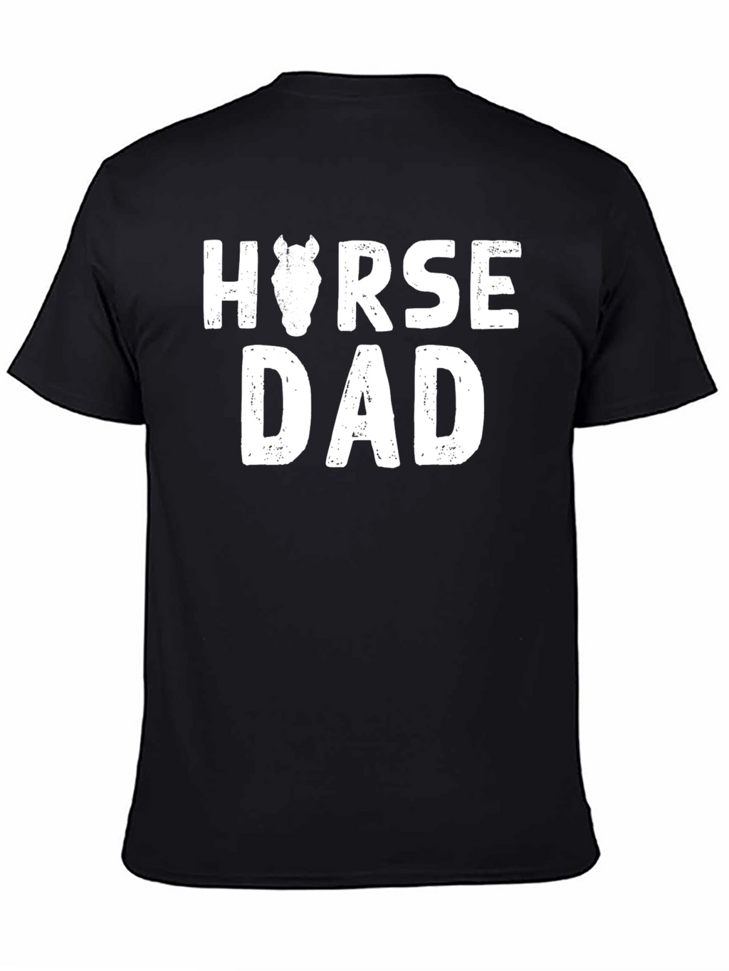 Horse Dad T-Shirt - Black Novelty Tee