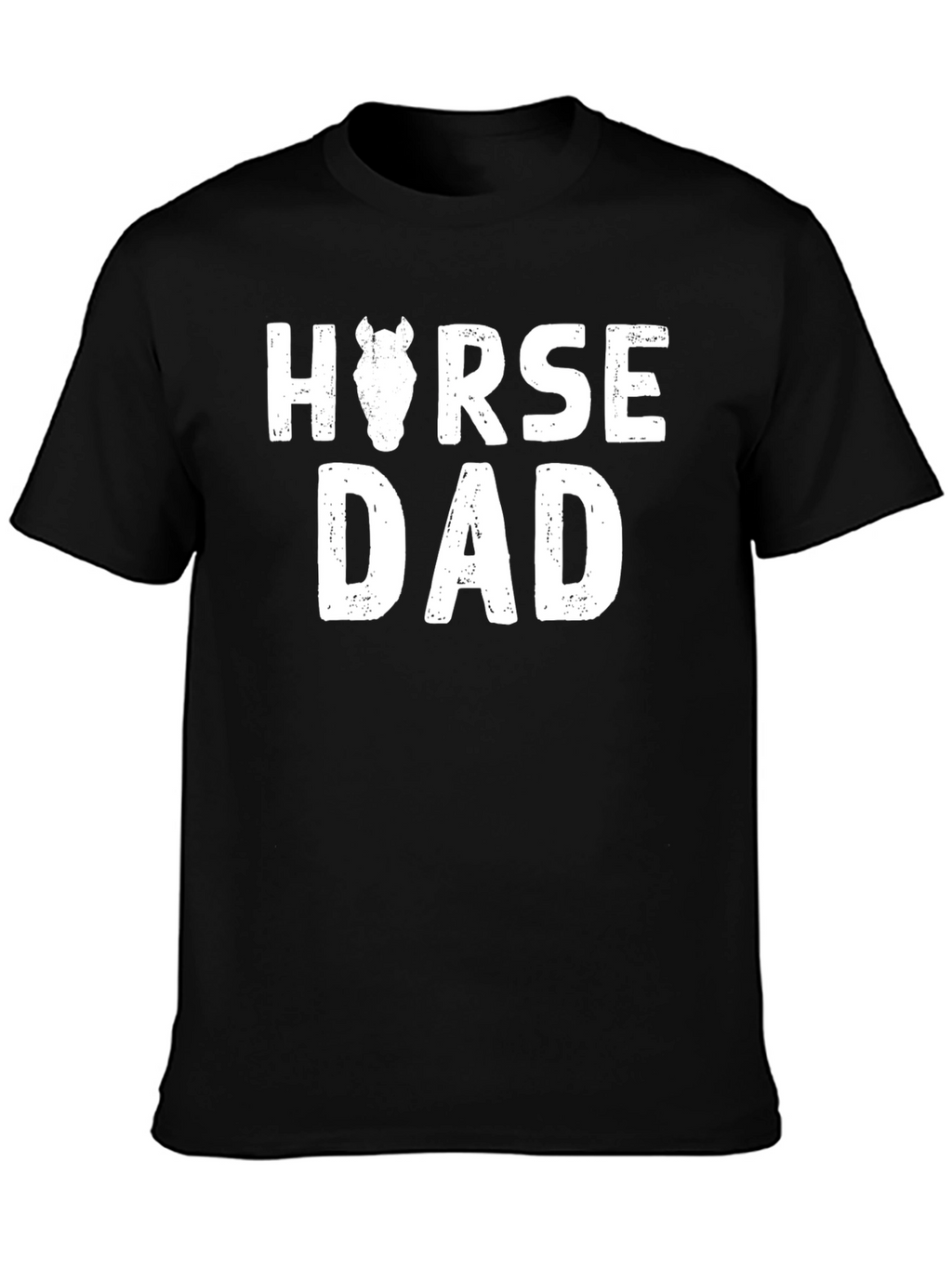 Horse Dad T-Shirt - Black Novelty Tee