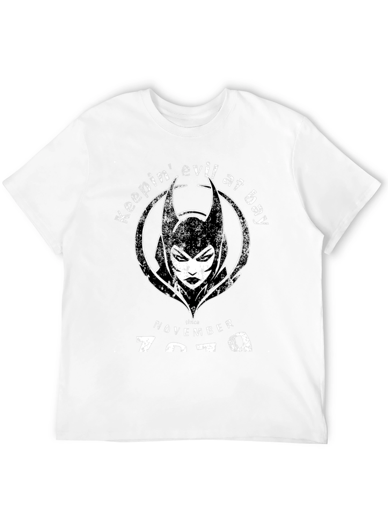 Keepin Evil at Bay Since 1979 Black T-Shirt