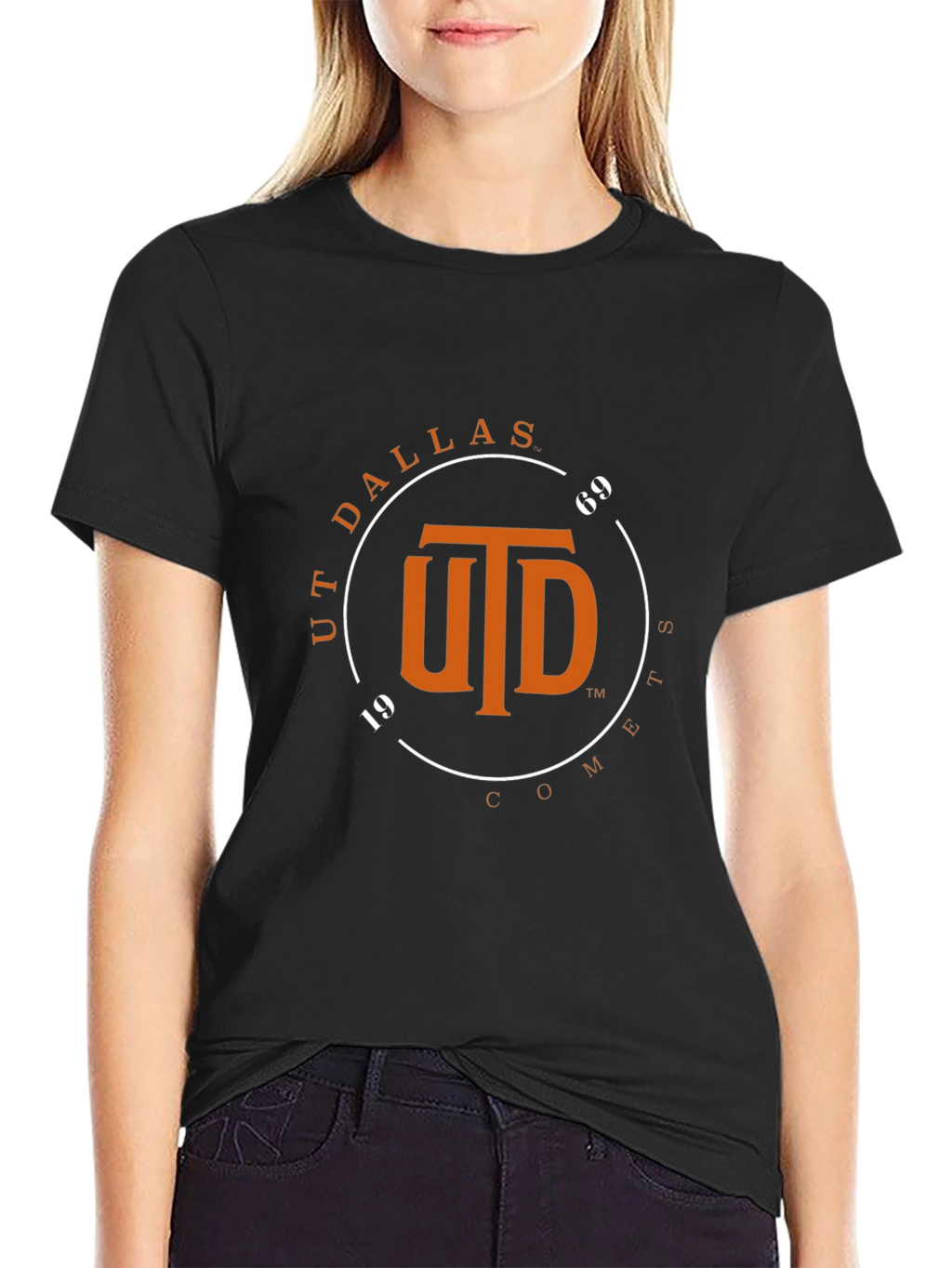 UT Dallas Comets Black T-Shirt