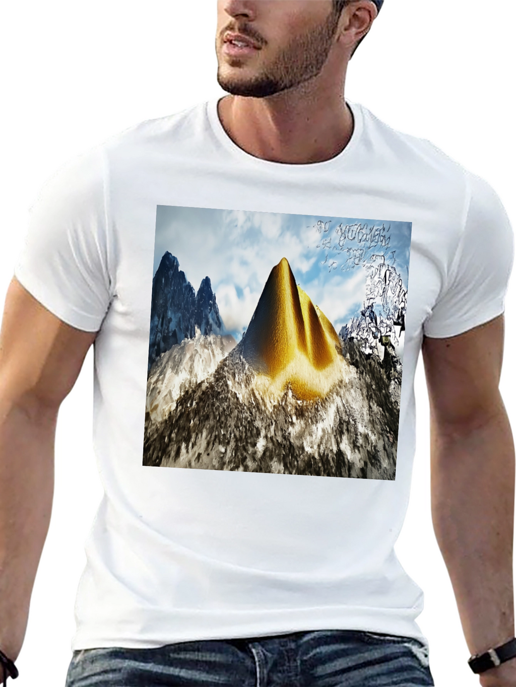 Mountain Peak Graphic Tee - Nature Inspired Style