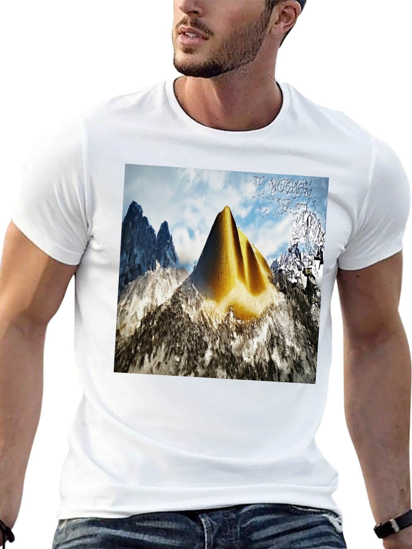 Mountain Peak Graphic Tee - Nature Inspired Style