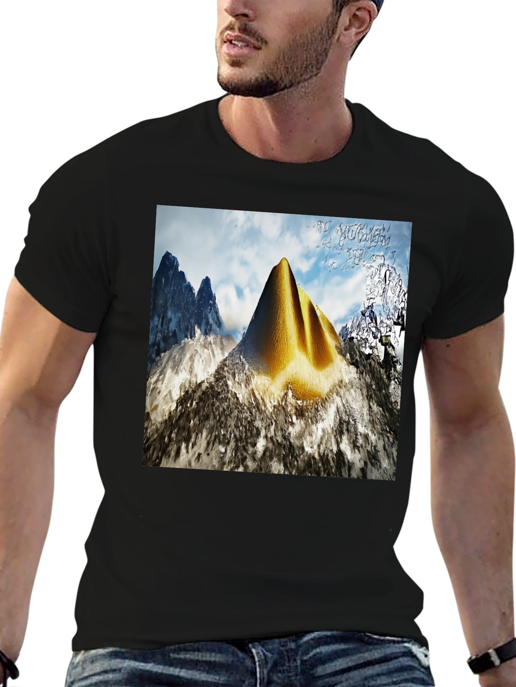 Mountain Peak Graphic Tee - Nature Inspired Style