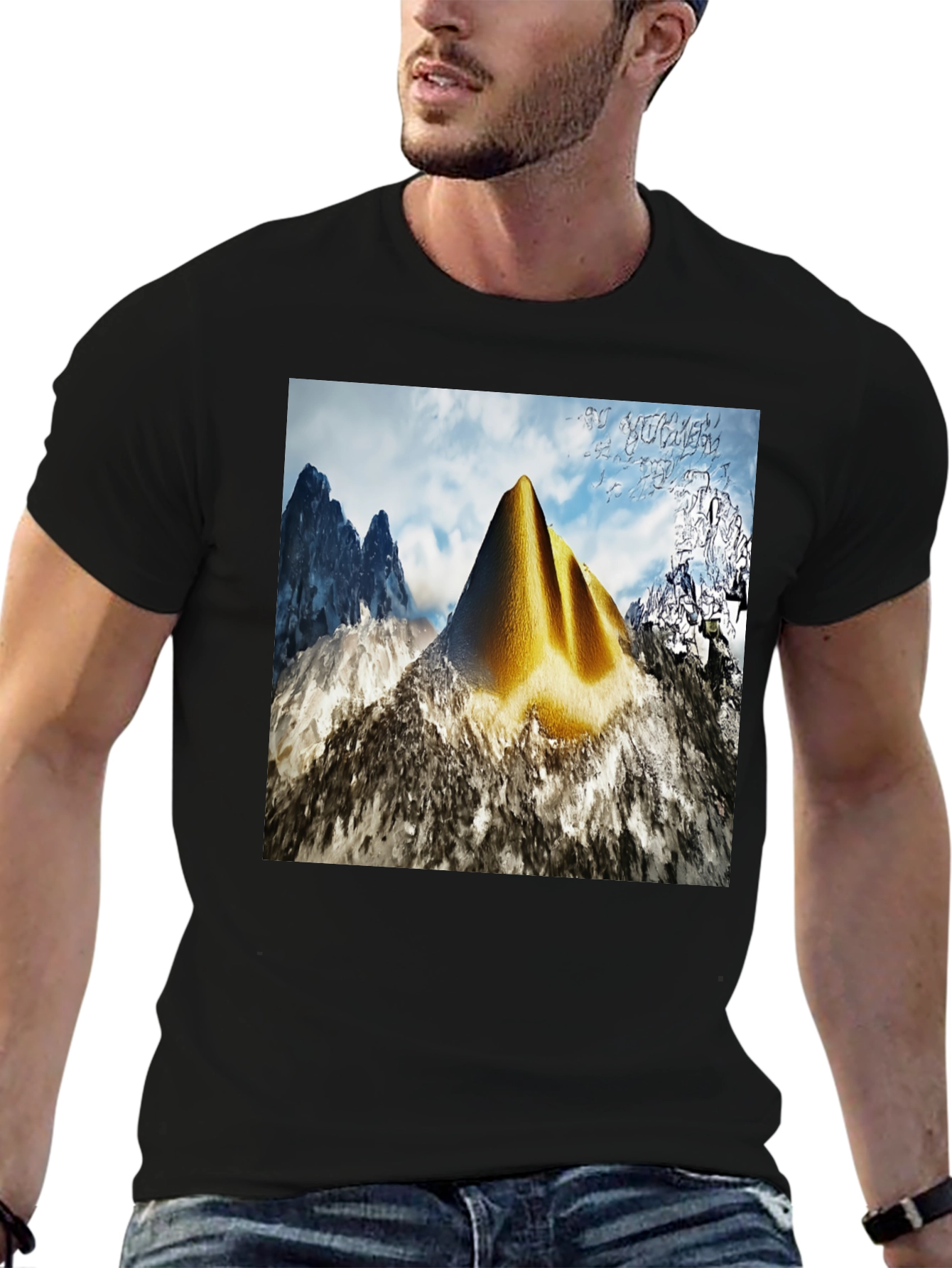 Mountain Peak Graphic Tee - Nature Inspired Style