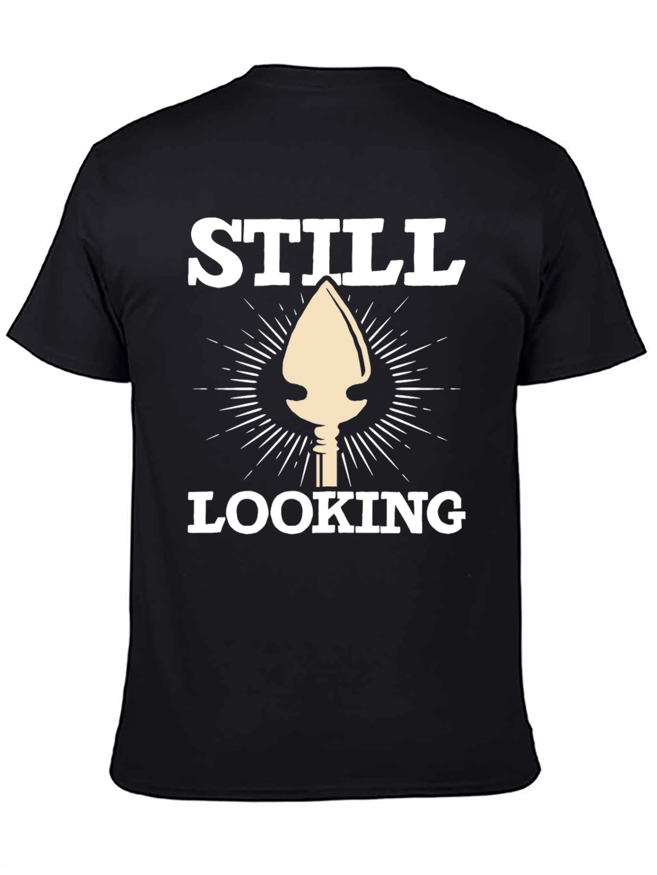 Still Looking Arrowhead Graphic Tee - Black