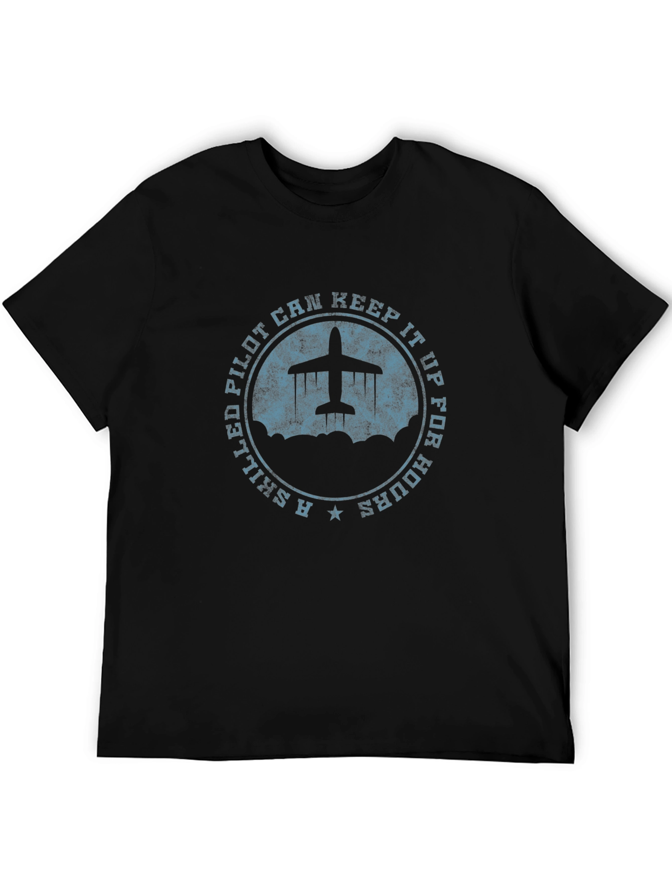 Skilled Pilot Graphic Tee - Aviation Enthusiast Shirt