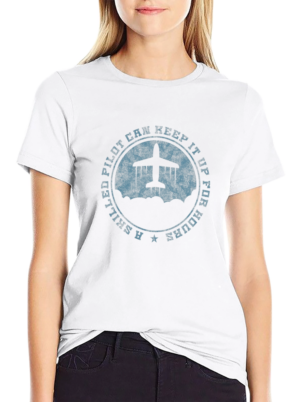 Skilled Pilot Graphic Tee - Aviation Enthusiast Shirt