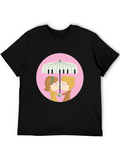 Romantic Musical Umbrella T-Shirt