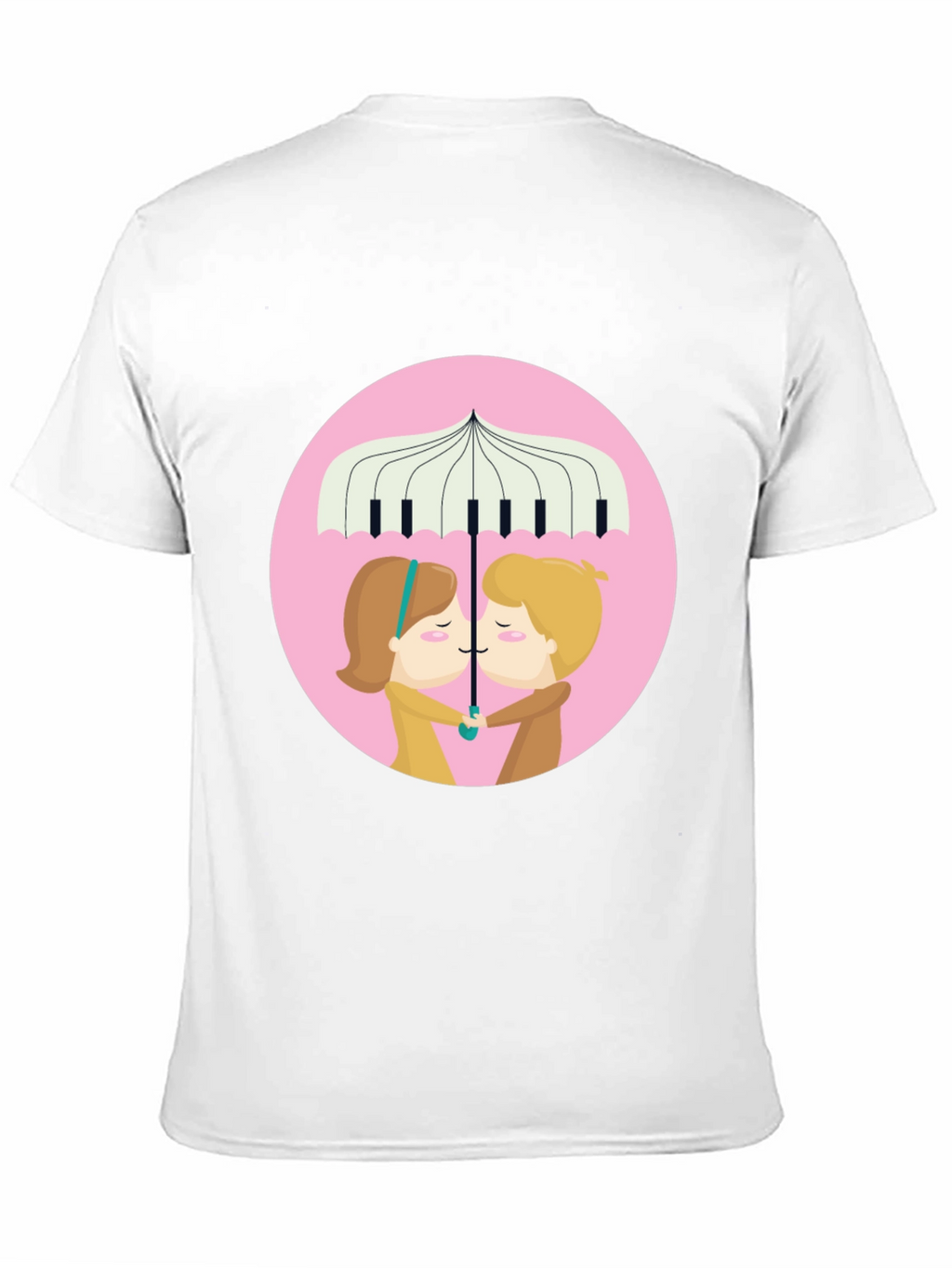 Romantic Musical Umbrella T-Shirt