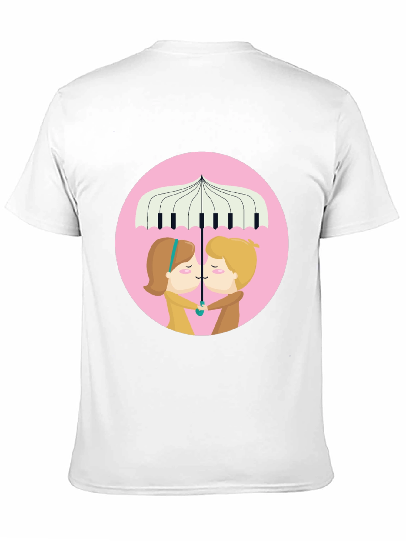 Romantic Musical Umbrella T-Shirt