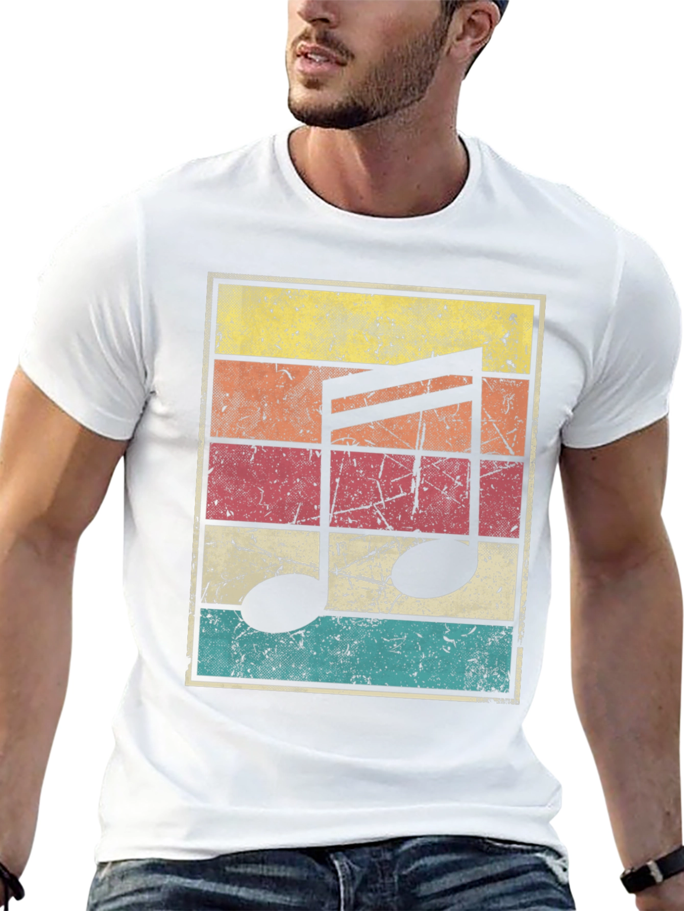 Retro Music Note T-Shirt