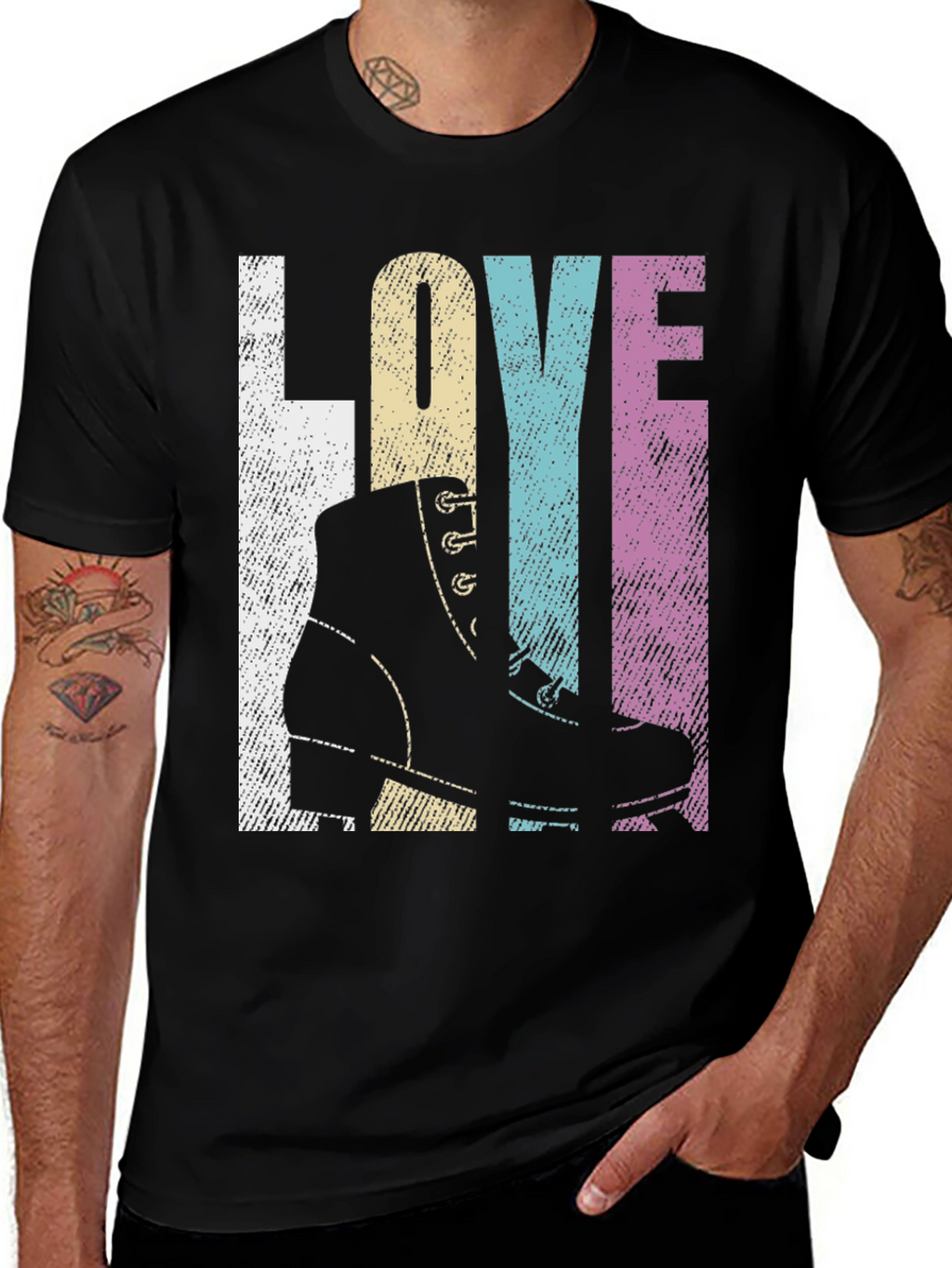 Love Roller Skate Graphic Tee