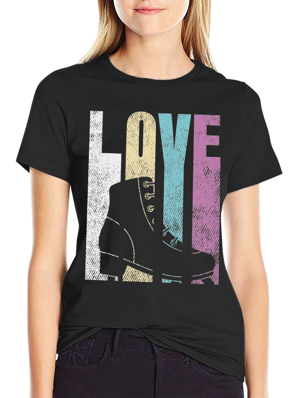 Love Roller Skate Graphic Tee