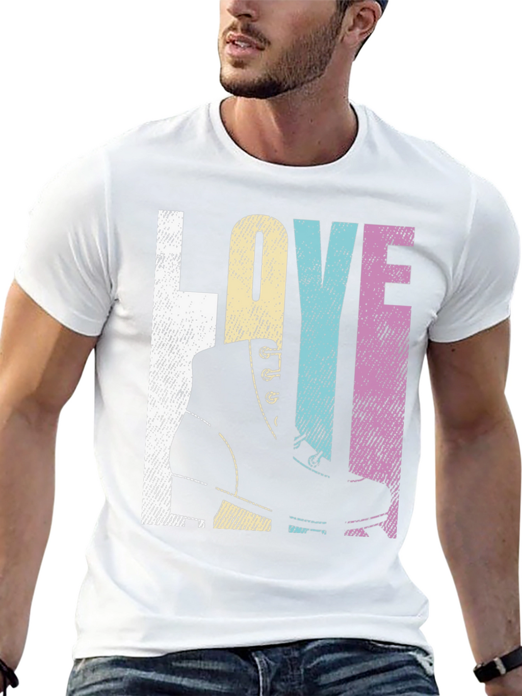 Love Roller Skate Graphic Tee