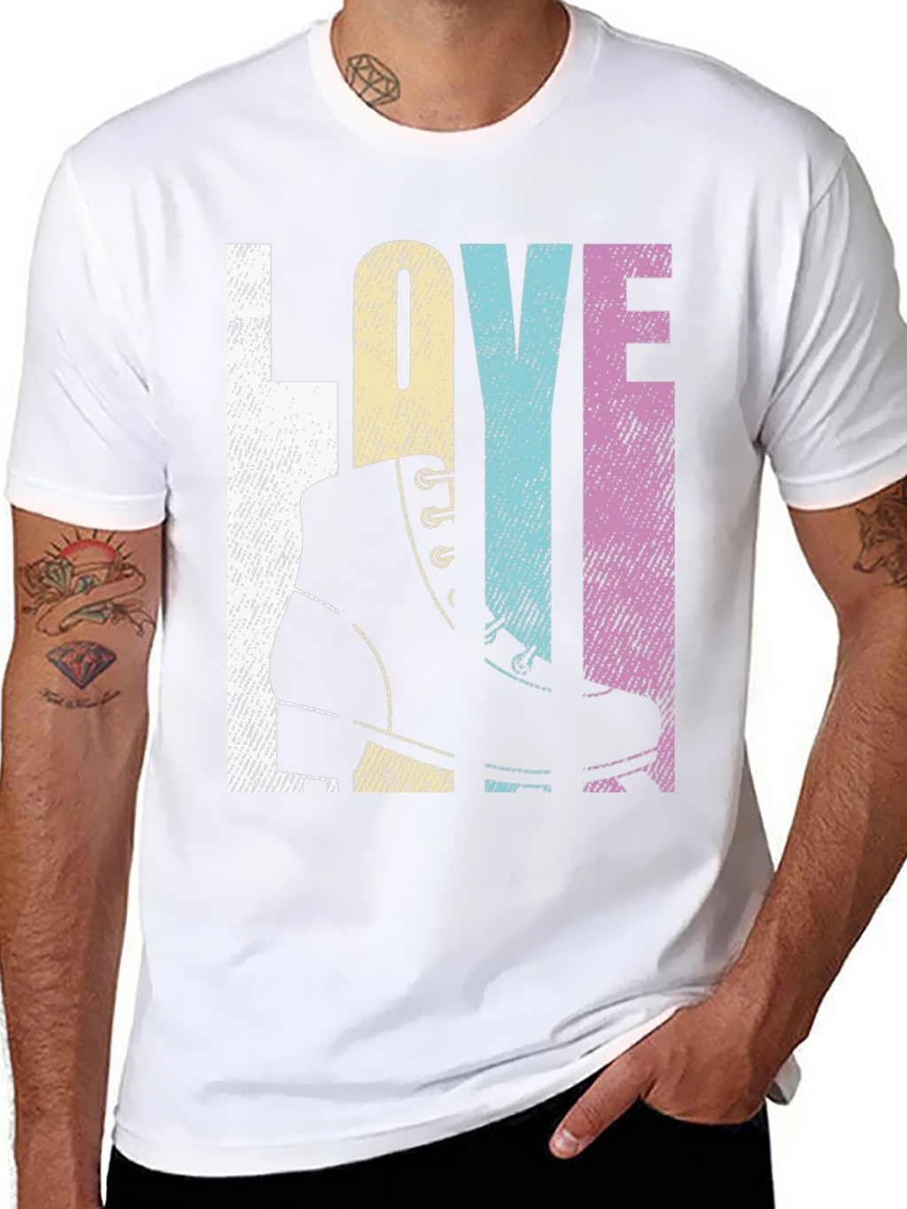 Love Roller Skate Graphic Tee