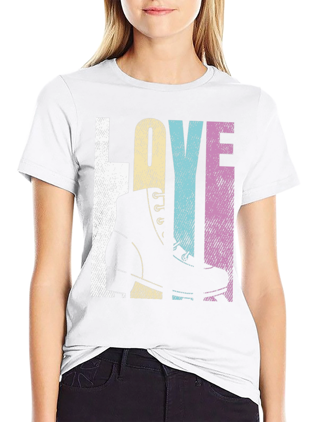 Love Roller Skate Graphic Tee