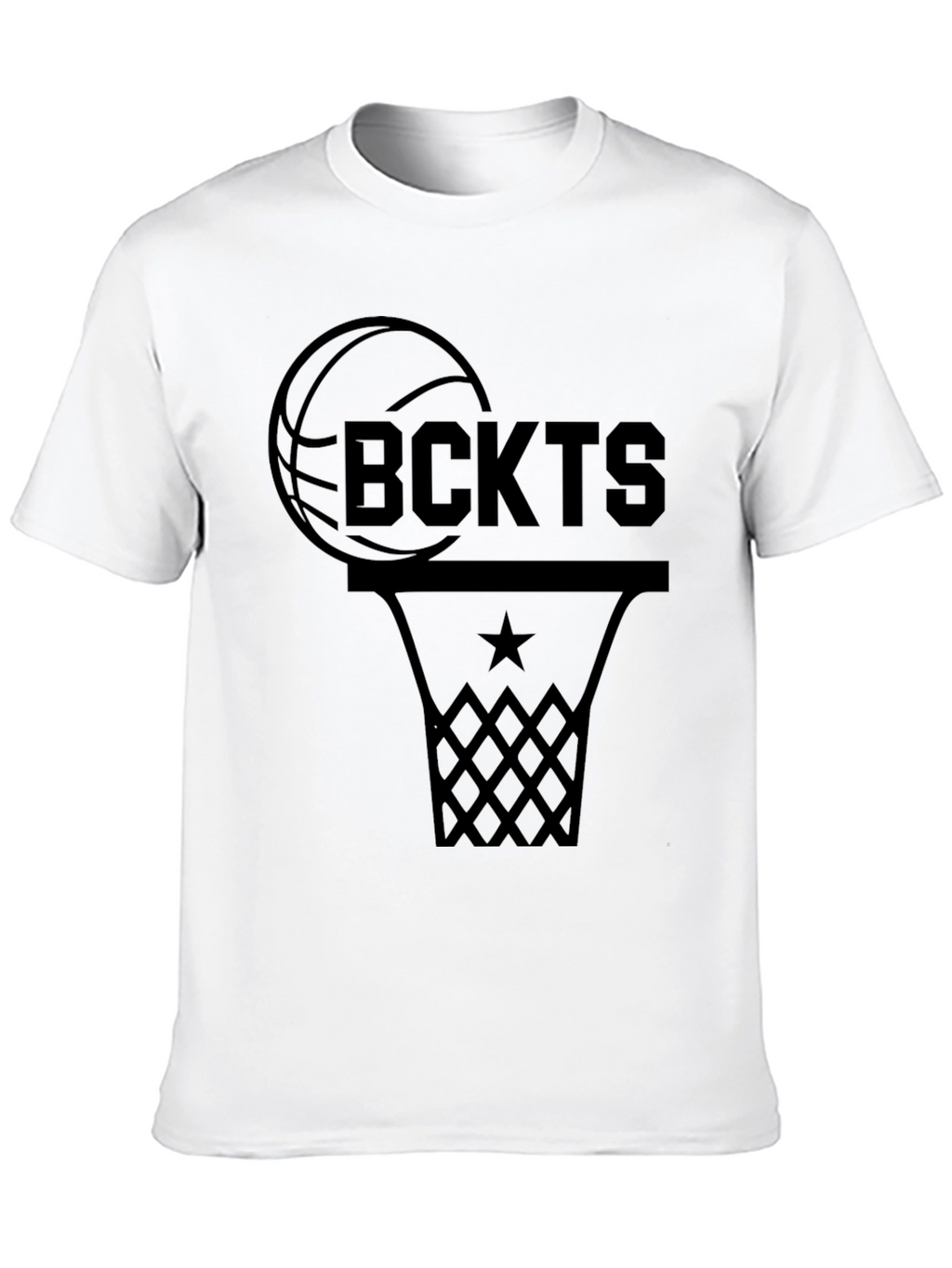 Basketball Fan Graphic T-Shirt - Black