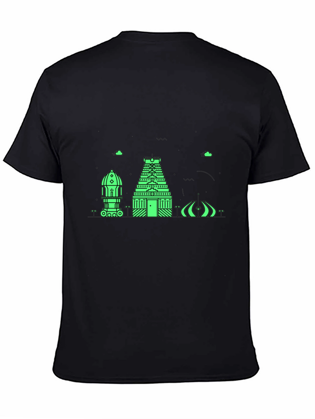 Architectural Graphic Tee - Modern Black T-Shirt