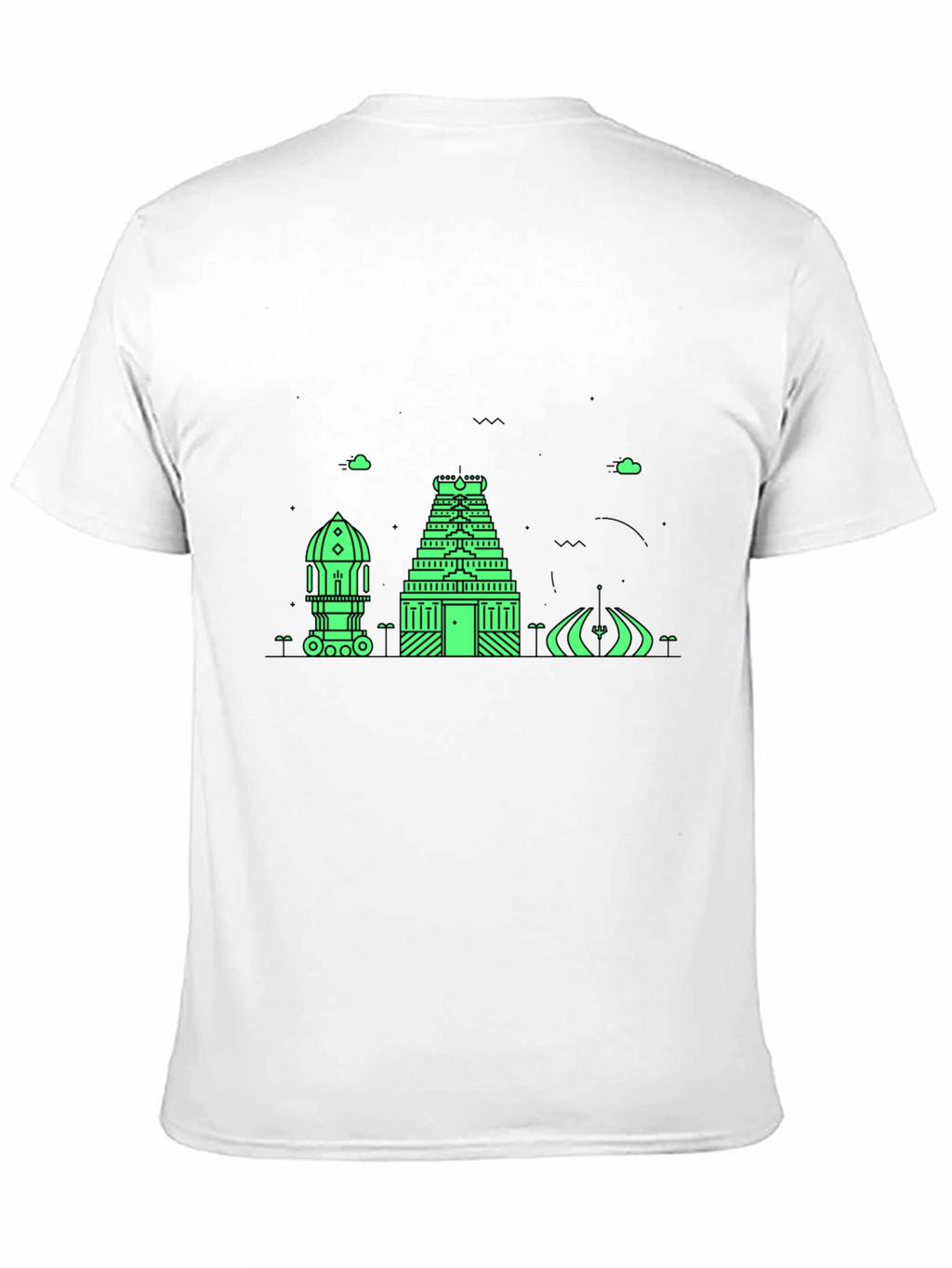 Architectural Graphic Tee - Modern Black T-Shirt