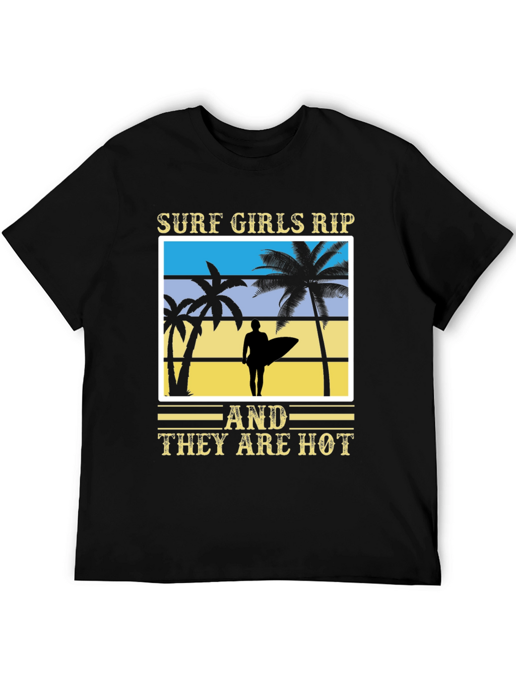 Surf Girls Graphic Tee - Beach Vibes T-Shirt