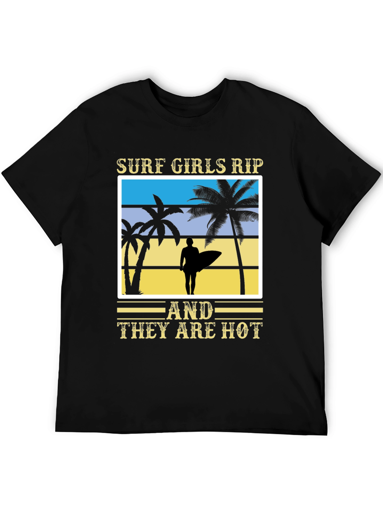 Surf Girls Graphic Tee - Beach Vibes T-Shirt
