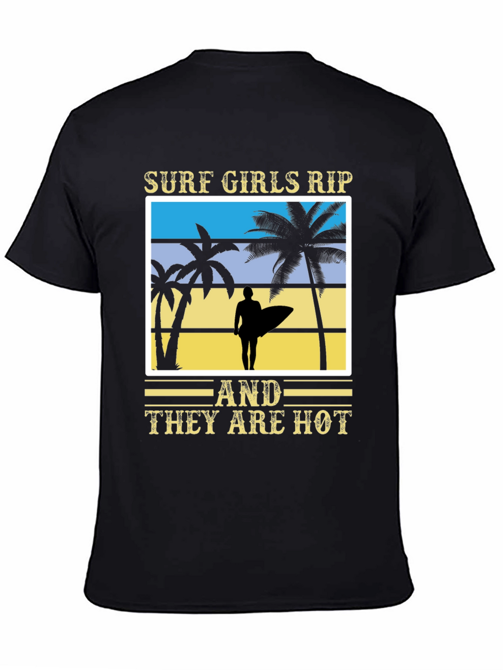 Surf Girls Graphic Tee - Beach Vibes T-Shirt