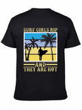 Surf Girls Graphic Tee - Beach Vibes T-Shirt
