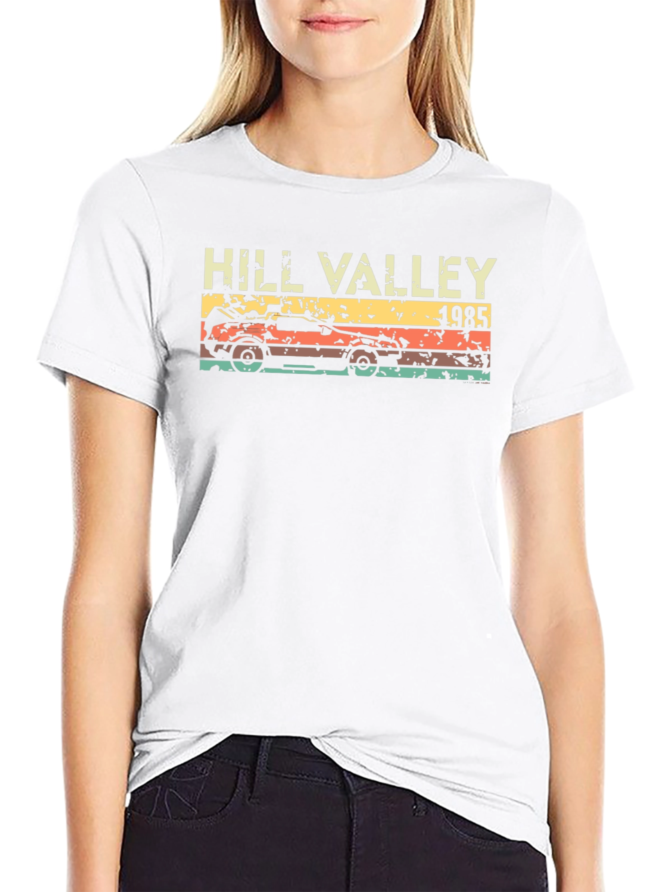 Hill Valley 1985 Retro Graphic Tee