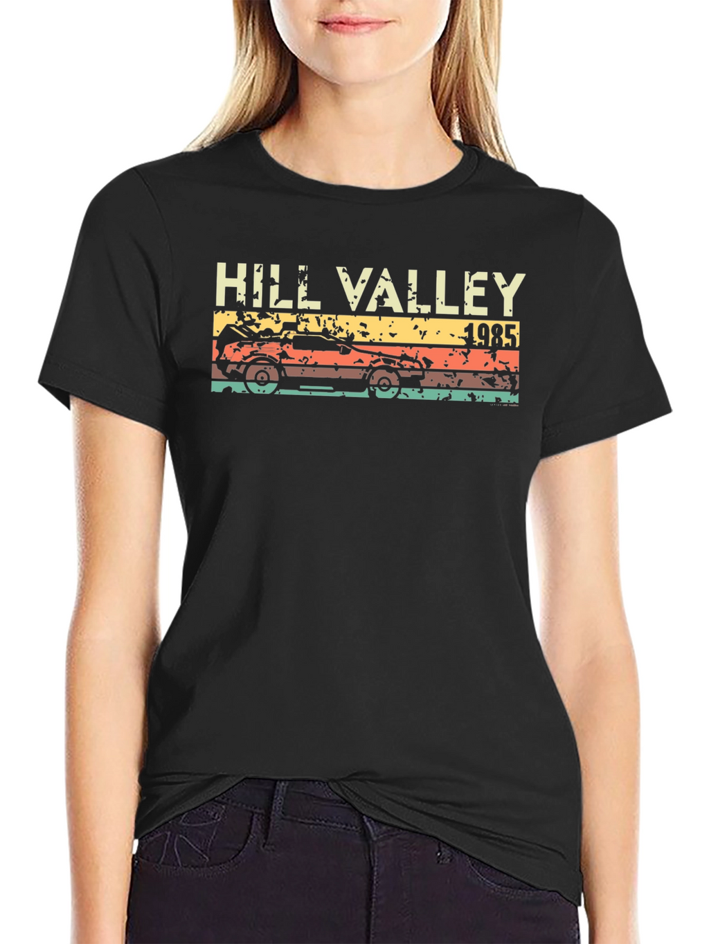Hill Valley 1985 Retro Graphic Tee