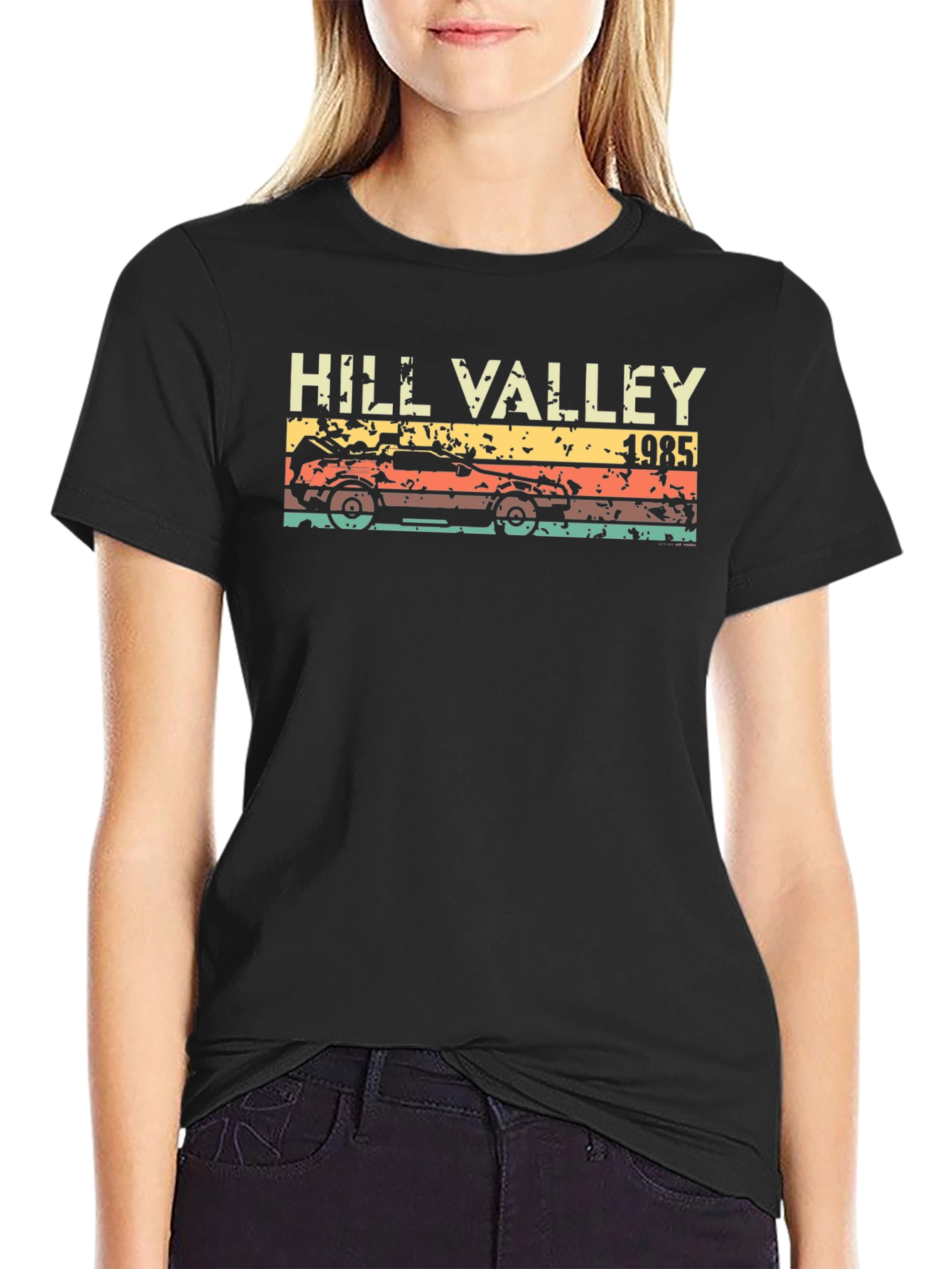 Hill Valley 1985 Retro Graphic Tee