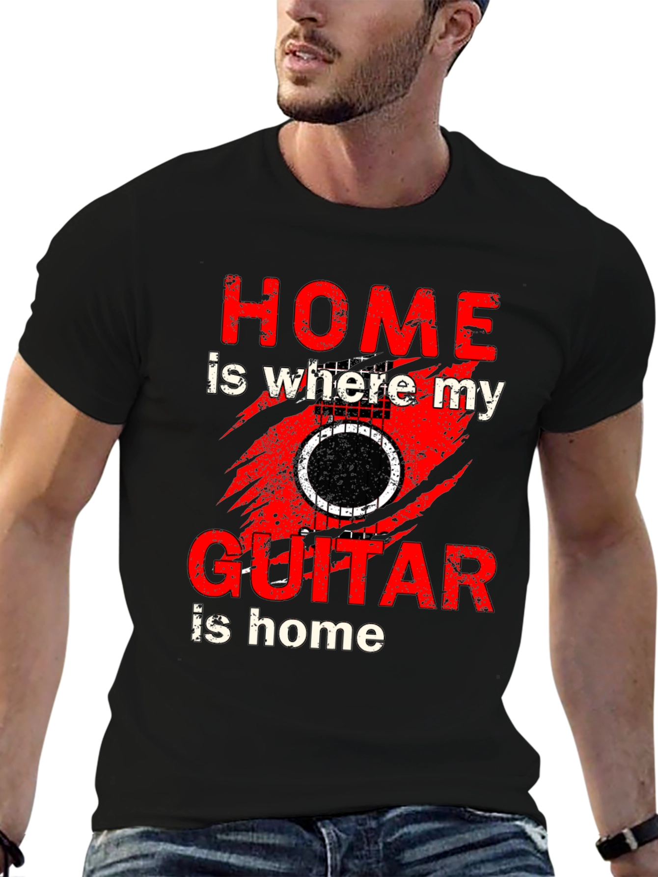 Home is Where My Guitar Is T-Shirt