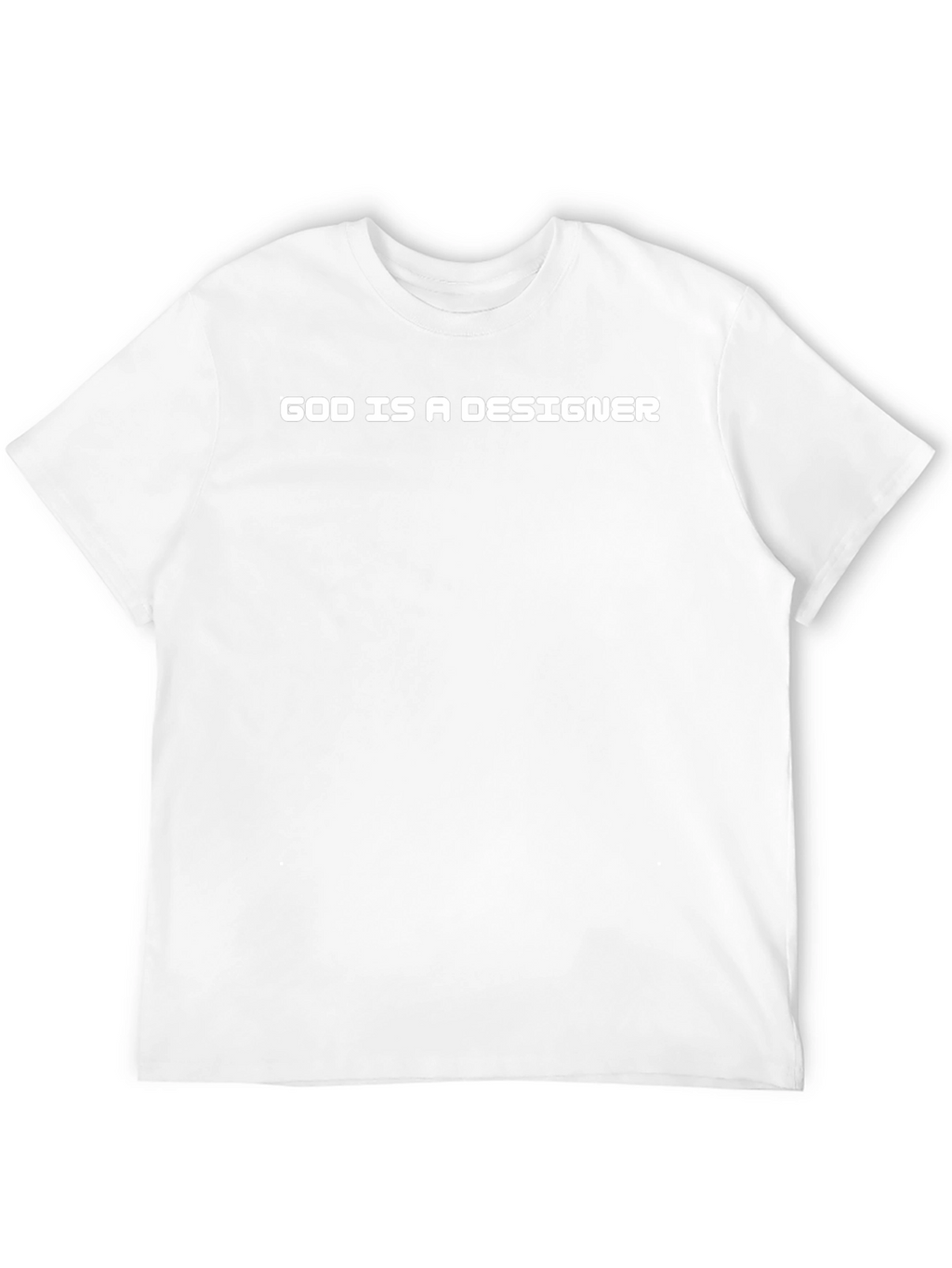 God Is A Designer T-Shirt - Black