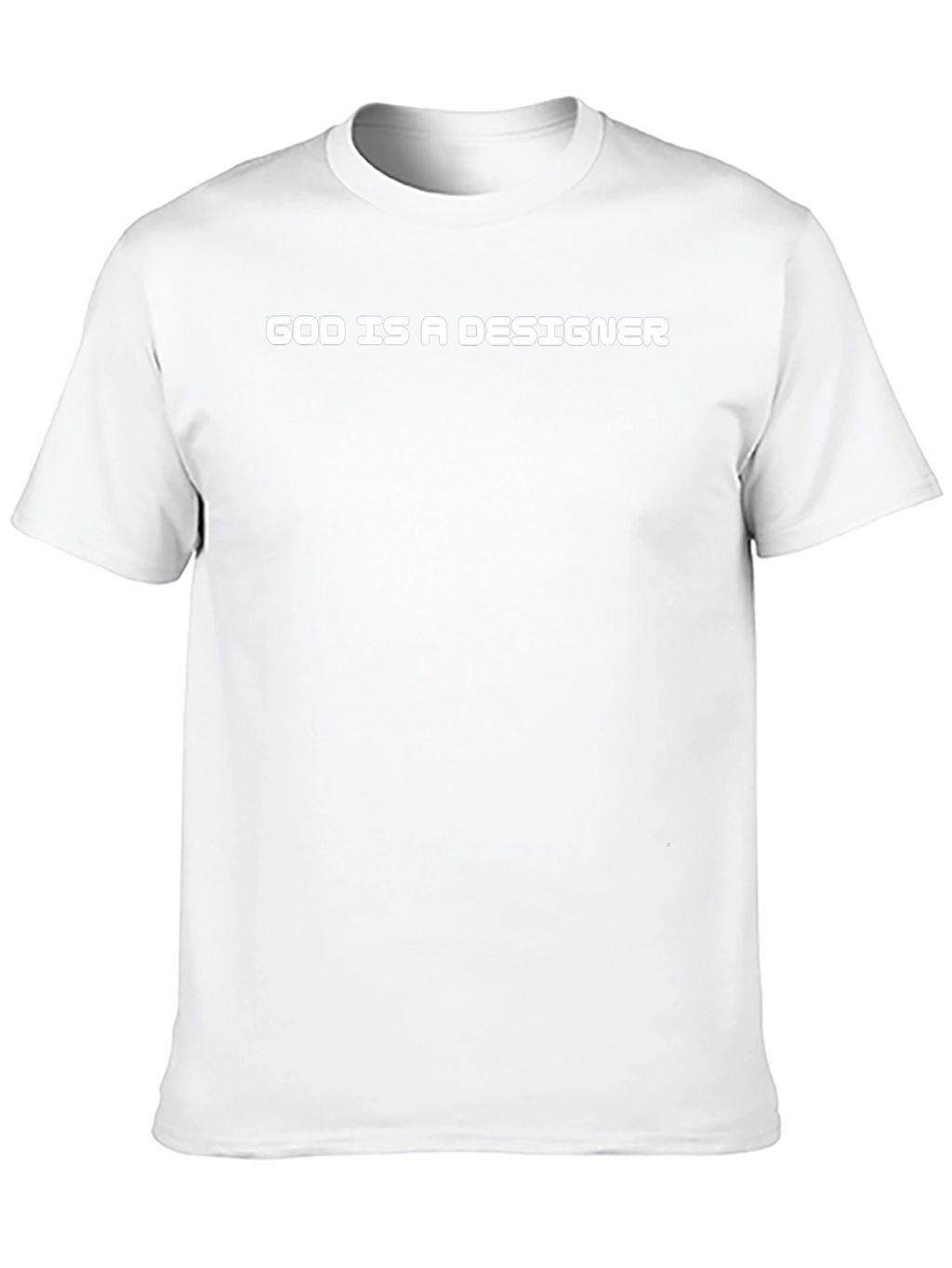 God Is A Designer T-Shirt - Black