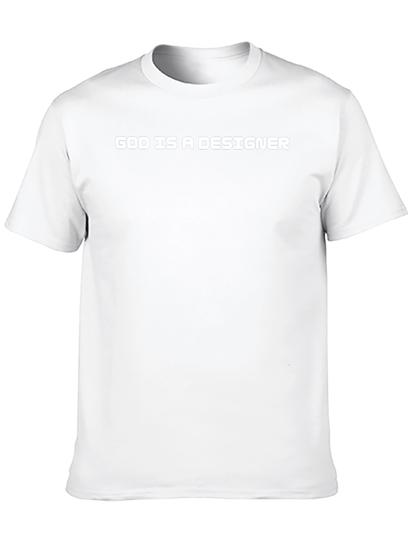 God Is A Designer T-Shirt - Black