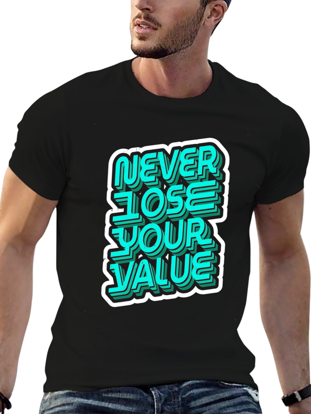 Never Lose Your Value Graphic Tee