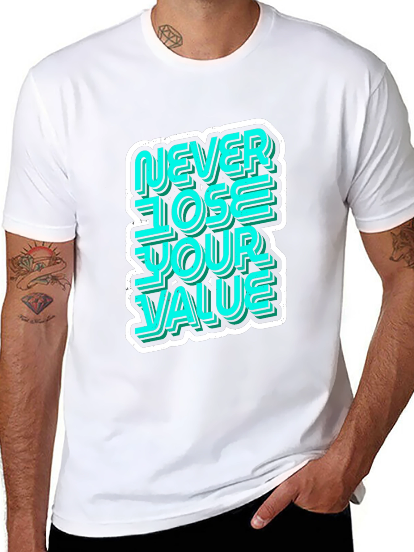 Never Lose Your Value Graphic Tee