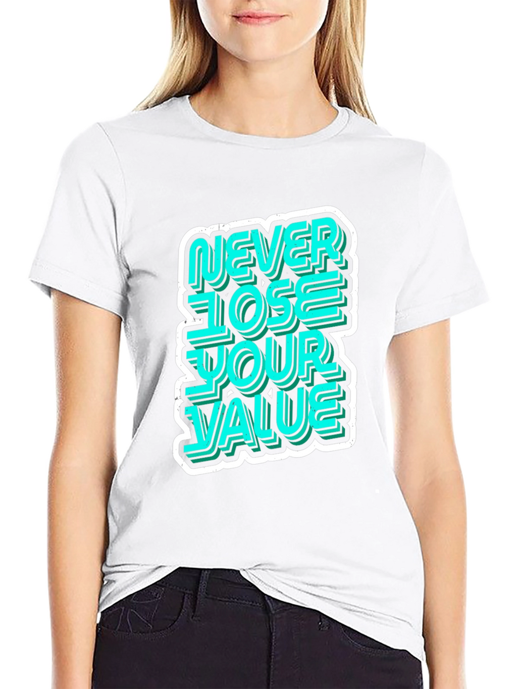 Never Lose Your Value Graphic Tee