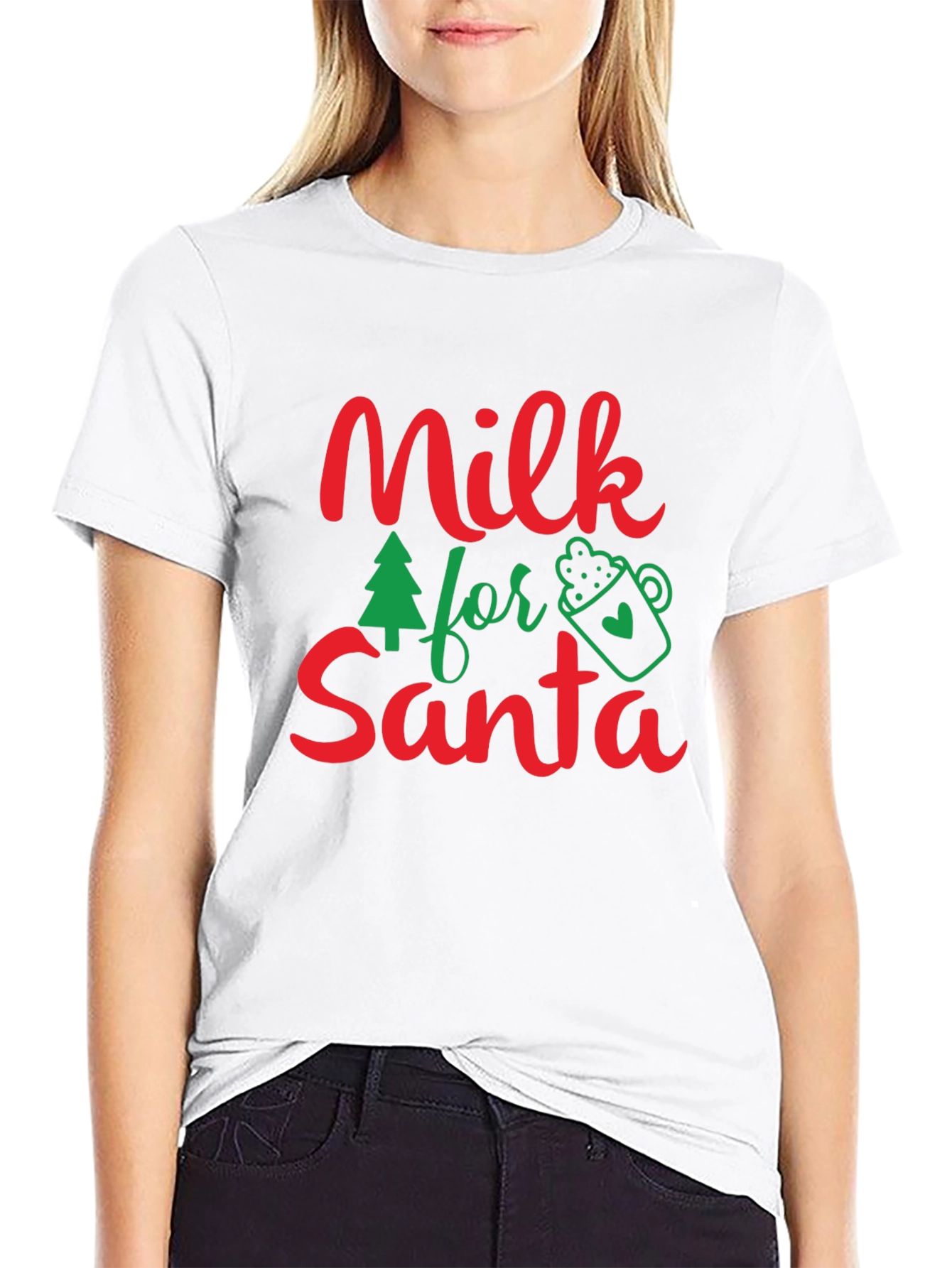 Milk for Santa Christmas T-Shirt