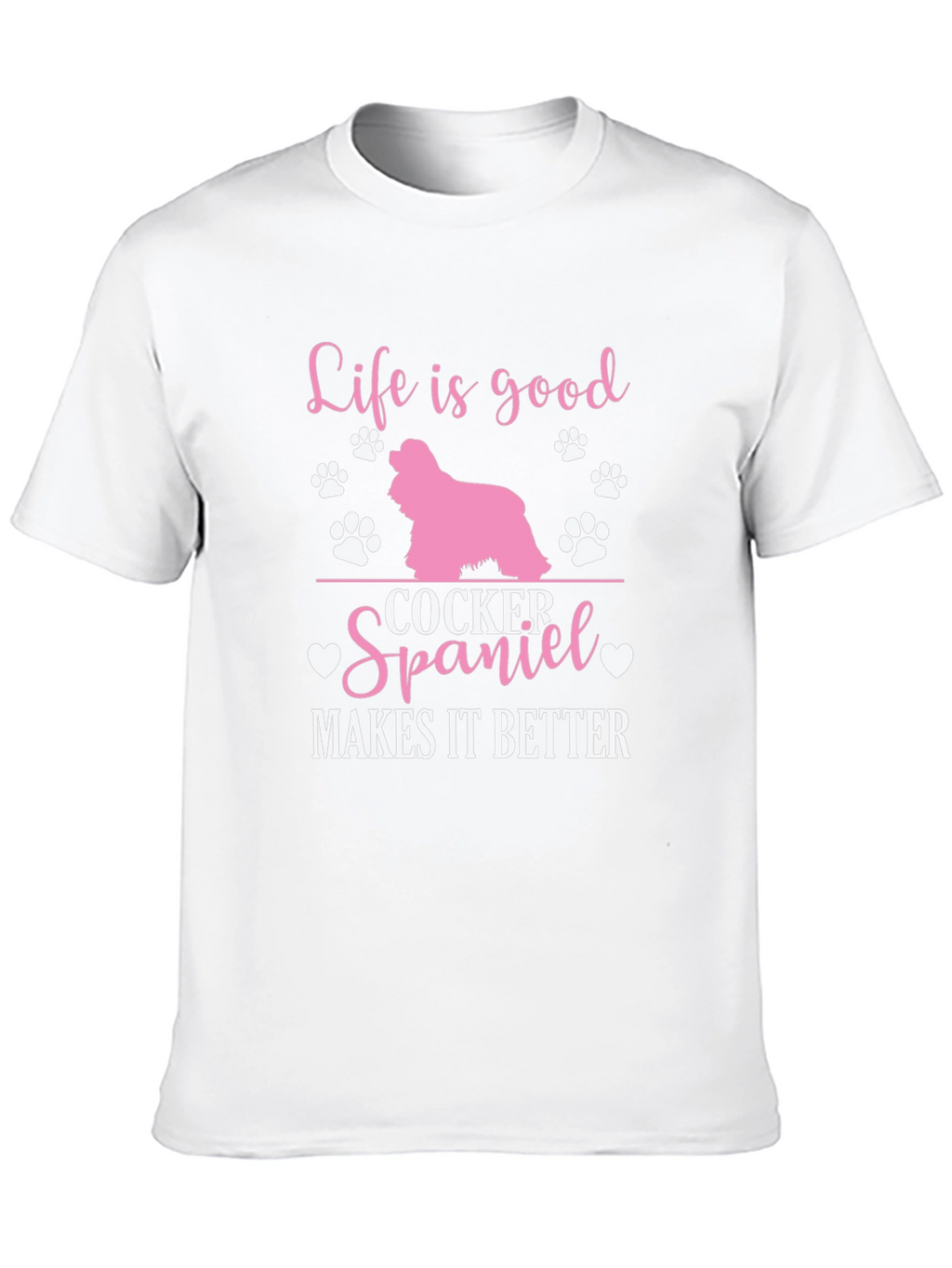 Life is Good Cocker Spaniel T-Shirt