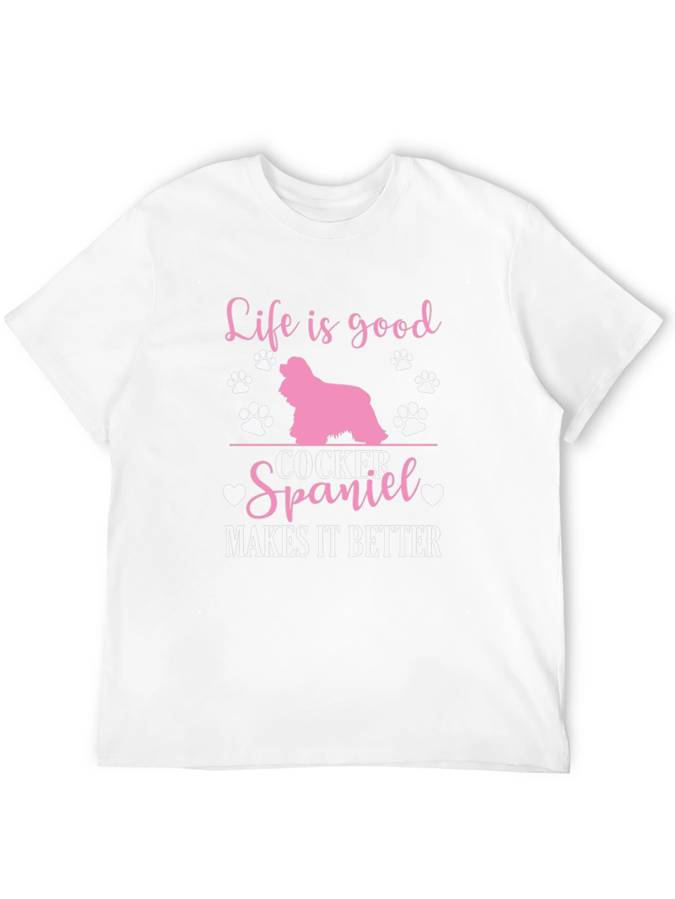 Life is Good Cocker Spaniel T-Shirt