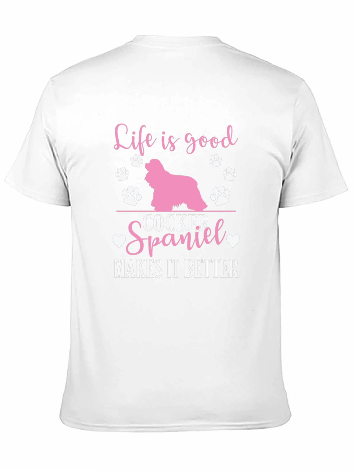 Life is Good Cocker Spaniel T-Shirt
