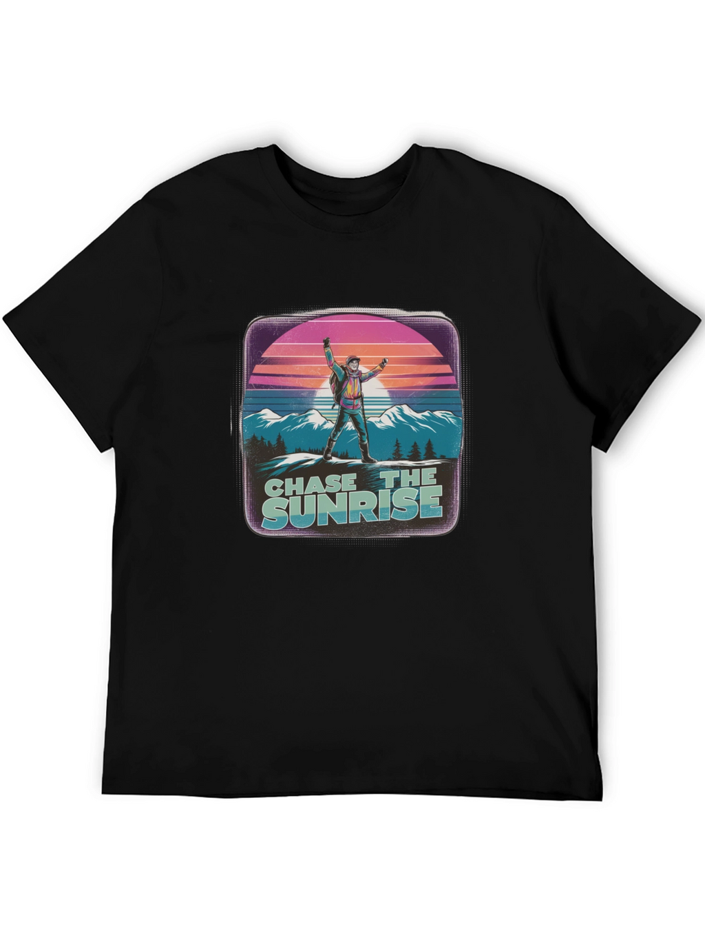 Chase the Sunrise Graphic Tee - Retro Style