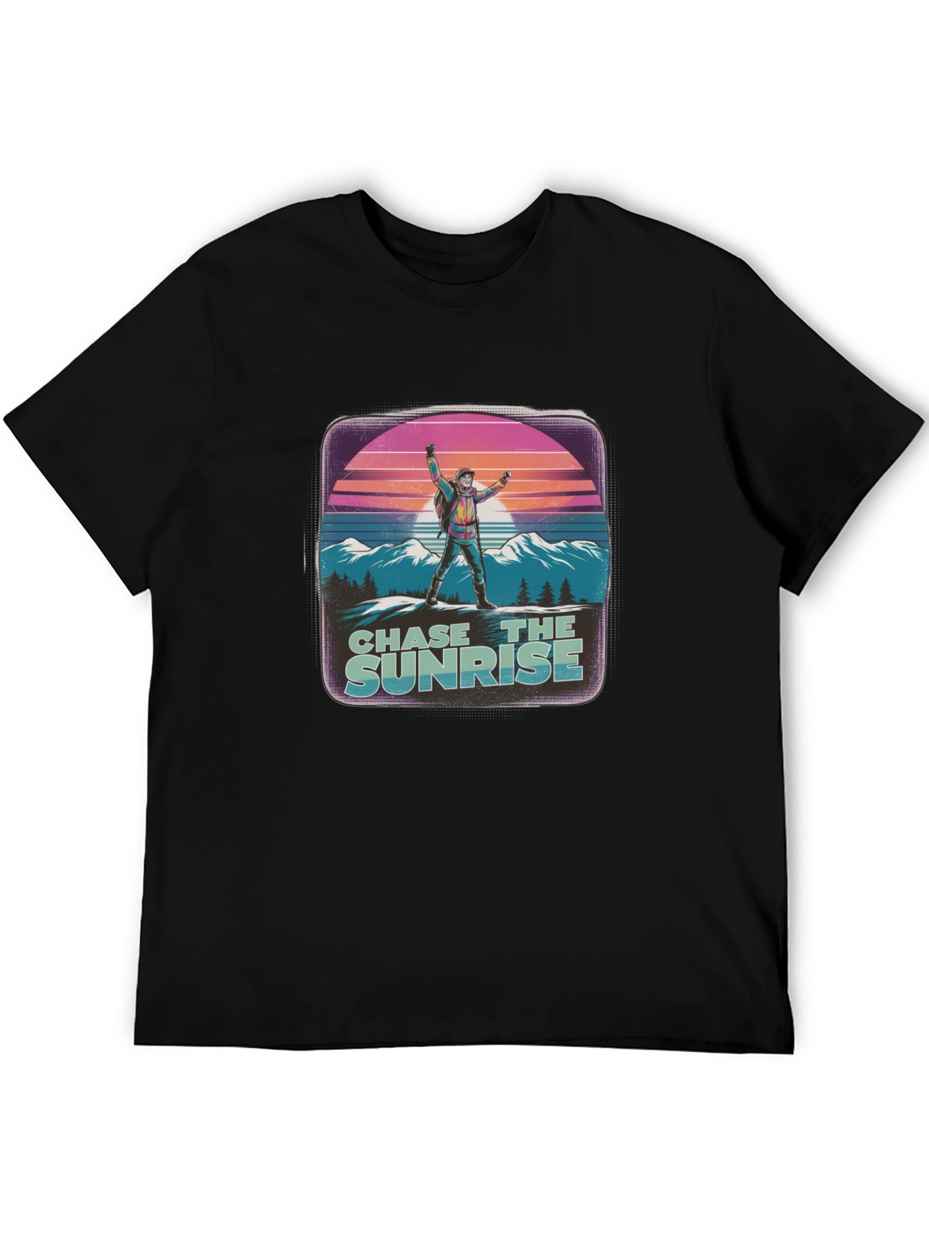 Chase the Sunrise Graphic Tee - Retro Style