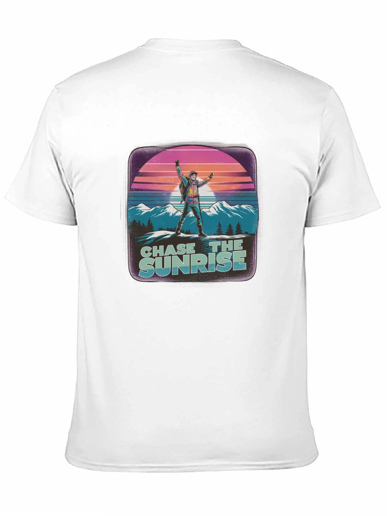Chase the Sunrise Graphic Tee - Retro Style