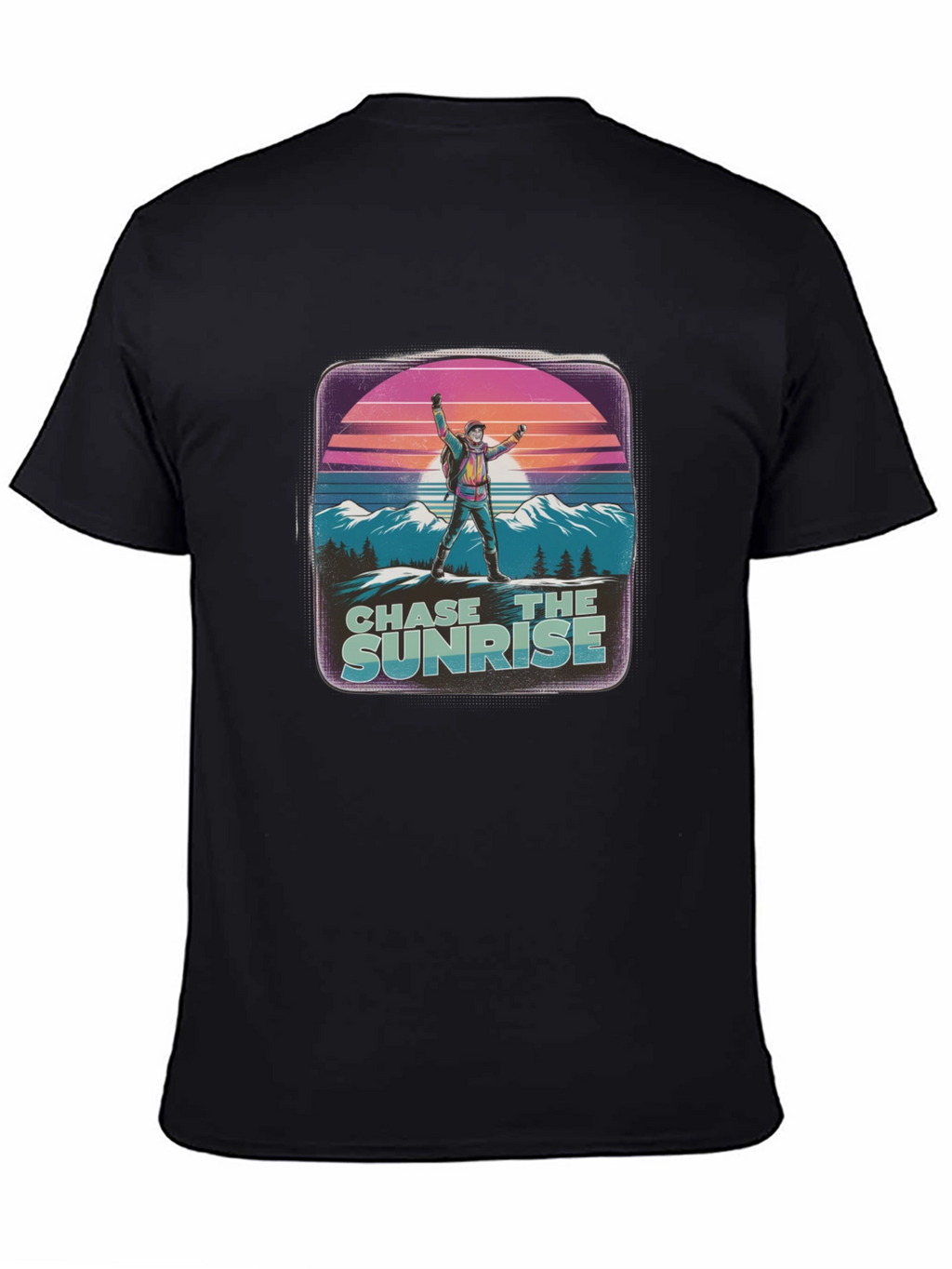 Chase the Sunrise Graphic Tee - Retro Style