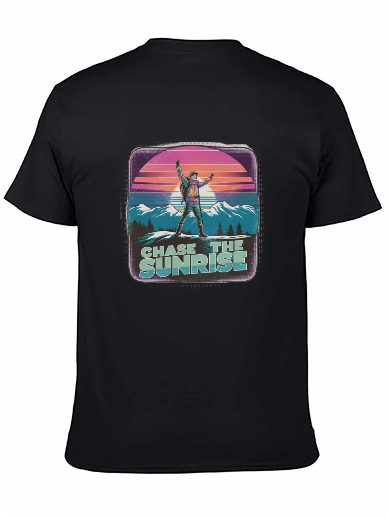 Chase the Sunrise Graphic Tee - Retro Style